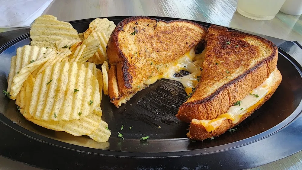 3 Cheese Grilled Cheese Sandwich