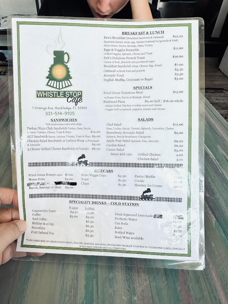 Whistle Stop Cafe Menu image 3